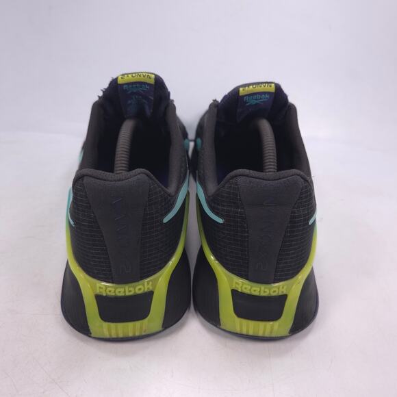 Reebok Nano X Athletic Lace Up Running Shoe Mens Size 11 GX9912 Black Blue - Picture 3 of 10